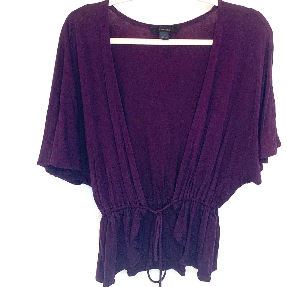 EXPRESS Purple Shrug Jacket